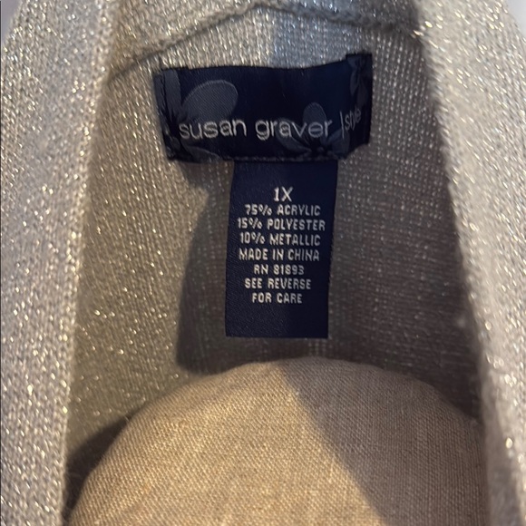 Elegant Gray Women's Sweater - Picture 5 of 5